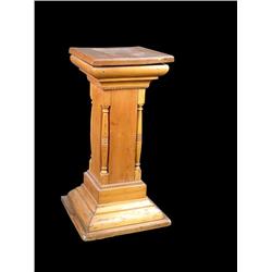Ornate Pinwood pedestal