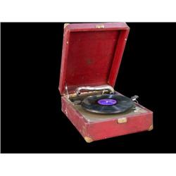Paillard Portable Record Player  Swiss Made  circa 1920