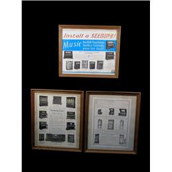 Framed pictures:  Nickelodeons and Music Boxes