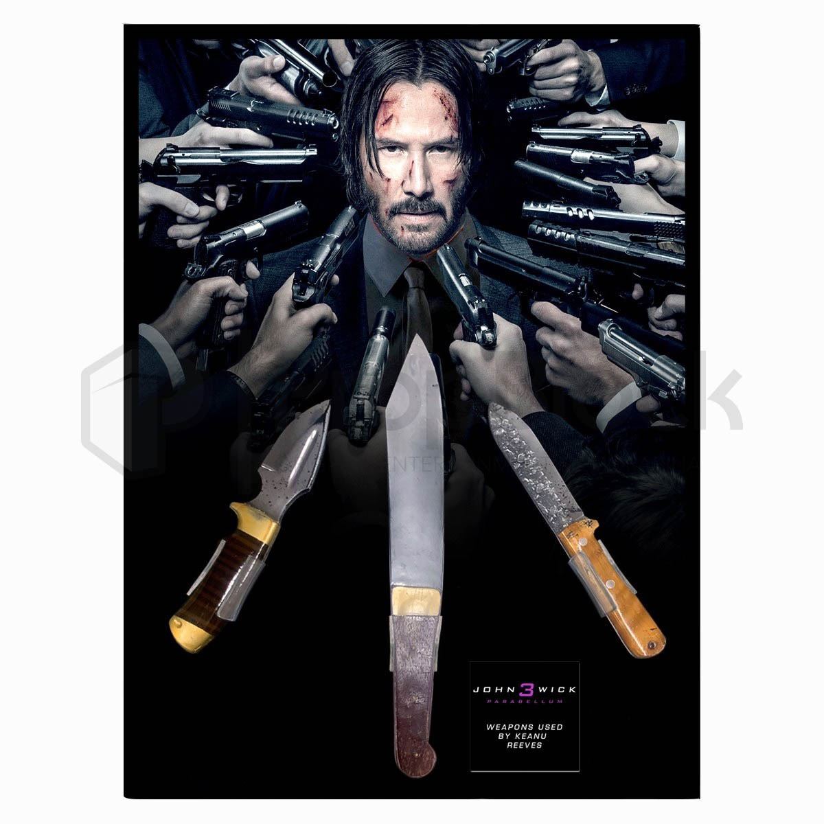 John Wick 3 Knife Display