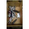 Image 2 : 2 BOXES OF WRENCHES, SCREWDRIVERS, ETC