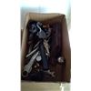 Image 3 : TWO BOXES OF TOOLS (WRENCHES, VICE GRIPS, ETC)