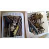 Image 2 : THREE TUBS OF TOOLS (WRENCHES, SCREWDRIVERS, ETC)