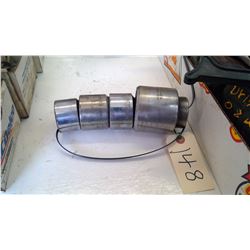 FOUR 3/4" DRIVE SOCKETS (1 3/16-2")