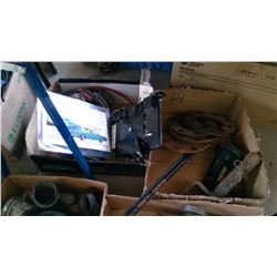 FOUR BOXES AUTO RELATED ITEMS