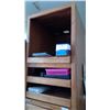 Image 2 : OAK STORAGE UNIT 97"H, 24.5"W, 31"D
