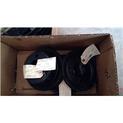 BOX OF B.B. CHEVY PULLEYS
