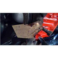 ENGINE BLOCK, 454 W/ MISC PANS