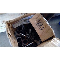 TIMING CHAIN COVER, PISTONS & SPRINGS