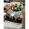 Image 3 : LOT OF 12 FULL POP BOTTLES & TWO COCA COLA ADVERTISING