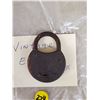 Image 3 : VINTAGE EAGLE PADLOCK (NO KEY), BRASS FIGURINE, PENCIL SHARPERNER (BROKEN)