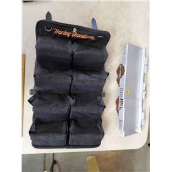 LOT OF 4 HARLEY DAVIDSON DISPLAY SHELVES & STORAGE PACK