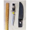Image 1 : STAINLESS STEEL HUNTING KNIFE W/ SHEATH