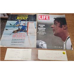 1969 LIFE MAGAZINE, 1964 JOHNNY BOWER MAGAZINE