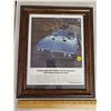 Image 1 : PONTIAC FIREBIRD FRAMED ADVERTISING