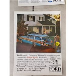 LOT OF FORD ADVERTISING (5)