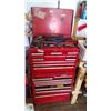 Image 2 : TWO PIECE TOOL BOX W/ SOME TOOLS