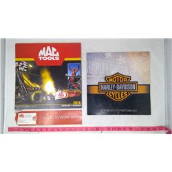 4 Calendars (2 Playboy, Harley Davidson & Mac Tools)