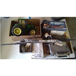 Miscellaneous Chev Parts, Toy Tractor & Dale Earnhardt Lunch Bag