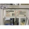 Image 2 : WHITE APEX SEATED LEG EXTENSION MACHINE