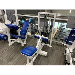 WHITE APEX SEATED CALF RAISE MACHINE
