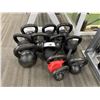 Image 1 : LOT OF ASSORTED KETTLEBELLS