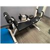 Image 1 : FREE WEIGHT HORIZONTAL SUPREME AB MACHINE WITH ASSORTED FREE WEIGHTS