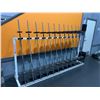 Image 1 : SPARTACUS 12 BARBELL RACK WITH 20LB - 110LB YORK BARBELLS