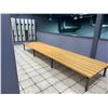 Image 1 : CONTENTS OF MENS LOCKER ROOM INCLUDING ; 28 DOUBLE DOOR LOCKER SYSTEM & 2 WOOD AND METAL CHANGE