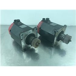 (2) FANUC A06B-0143-B088#7008 AC SERVO MOTOR