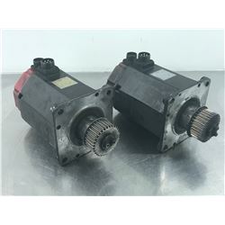 (2) FANUC A06B-0143-B088#7008 AC SERVO MOTOR