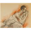 Image 3 : Rita Mount Canadian Charcoal Painting on Paper