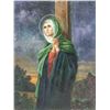 Image 1 : Oil on Board Portrait of Saint