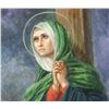 Image 3 : Oil on Board Portrait of Saint