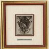Image 2 : Two Lithographs on Silver Plate "SPILIMBERGO"