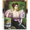 Image 2 : Italian Oil on Canvas Signed Fanter