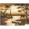 Image 1 : Signed Roger Oil on Board Landscape