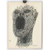 Image 2 : Polish Surrealist Ink on Paper Signed Illegibly