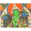 Image 3 : Green Tara Tanka on Cloth