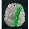 Image 2 : Burma Three Colour Jadeite Carved Pendant