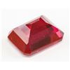 Image 3 : 9.45ct Emerald Cut Red Ruby Gemstone GGL