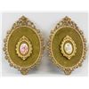 Image 1 : Pair Italian Rococo Style Porcelain Painting Plaqu
