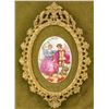 Image 2 : Pair Italian Rococo Style Porcelain Painting Plaqu