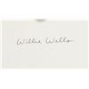 Image 1 : JSA Certified Willie Wells Autographed Postcard