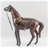 Image 3 : Leather Horse Statue