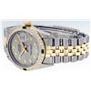 Image 5 : Rolex Mens 2 Tone 14K Slate Grey & Emerald Diamond Datejust Wriswatch