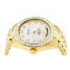 Image 3 : Rolex Mens 18K Yellow Gold 3.0 ctw Baguette Diamond Day Date President Wristwatc