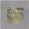 Image 6 : 0.64 ctw Diamond Cluster Ring - 14KT Yellow Gold