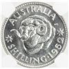 Image 2 : AUSTRALIA: Elizabeth II, 1952-, AR shilling, 1962. NGC PF63