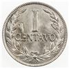 Image 2 : COLOMBIA: Republic, 1 centavo, 1918, low mintage, lamination split error, UNC